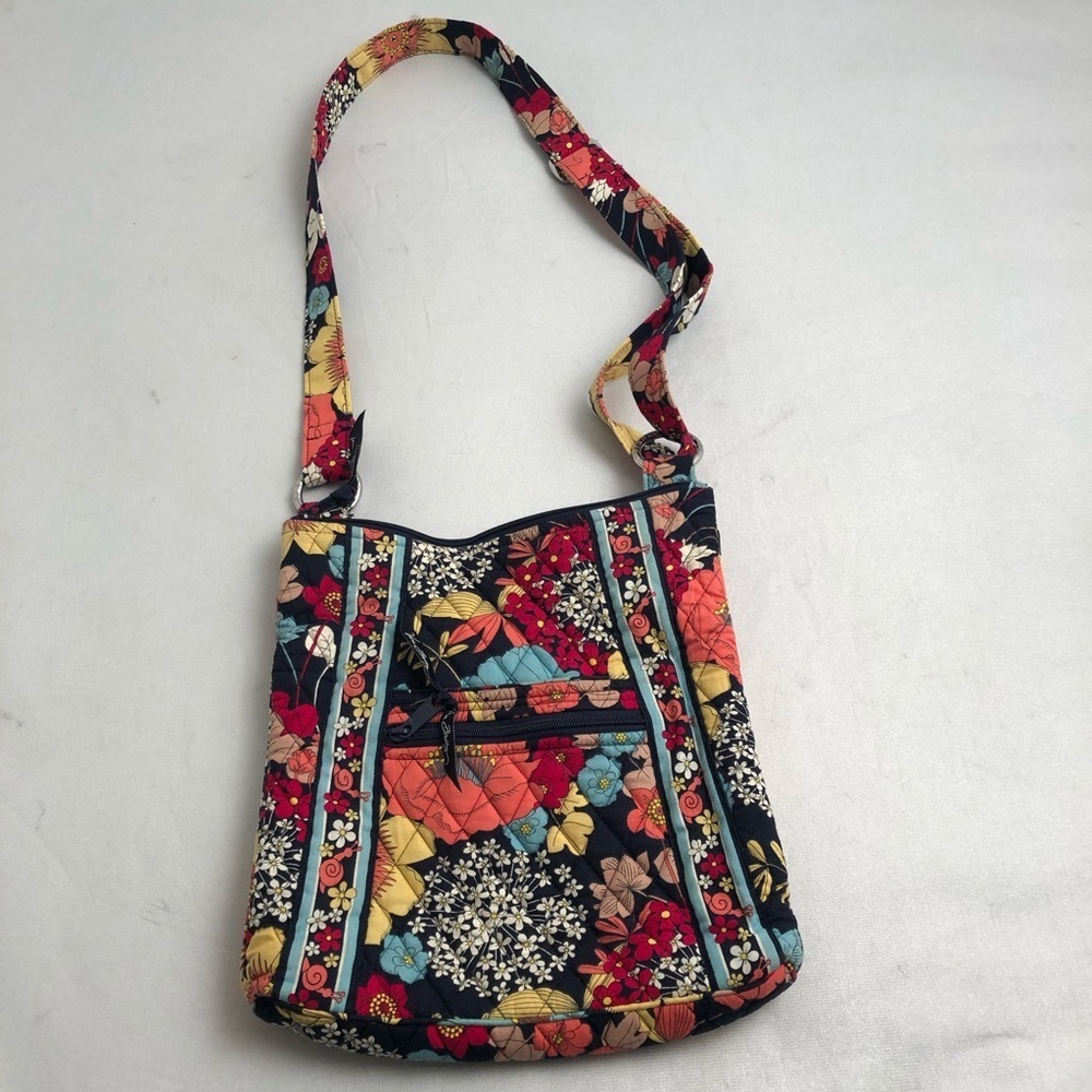 Vera Bradley Happy Snails multicolor hipster crossbody bag